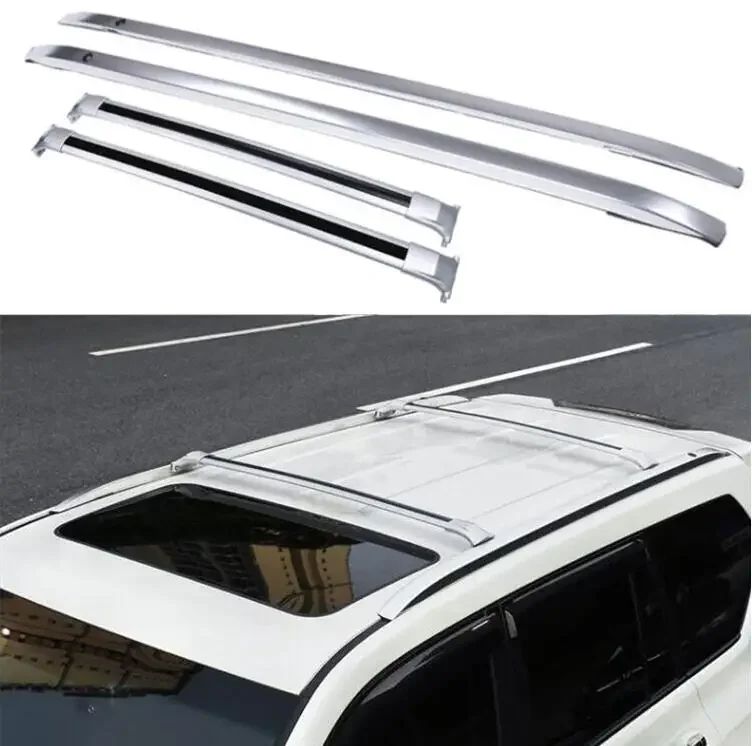 

Roof Racks Fit For Toyota Land Cruiser Prado 150 FJ150 LC150 2010-2021 Top Roof Rack Rail Luggage Cross Bar Aluminum Alloy