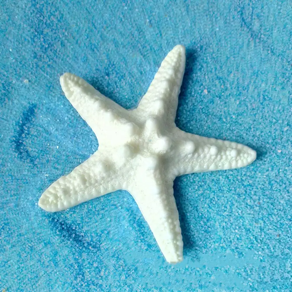 5Pcs Artificial Starfish Mediterranean Resin Sea Stars Mini Starfish Fish Tank Ornament Beach Ocean Sea Star Home Decoration