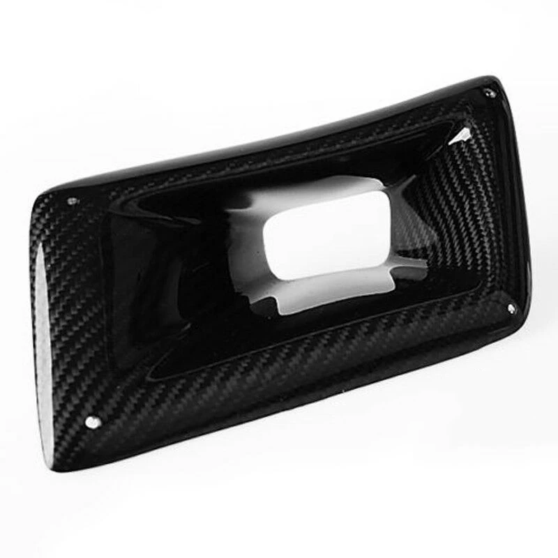 For Nissan 350Z Z33 2003-2009 Carbon Fiber Car Rear View Mirror Cover Air Outlet Vent Duct Front Bumper Bonnet Engine Hood Bezel