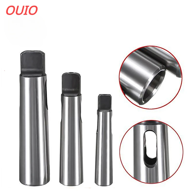 OUIO MT1 MT2 MT3 MT4 MT5 Drill Sleeve Arbor Morse Taper Adapter Reducing Drill Sleeve for Morse Taper Sleeve Shank Tool Holder