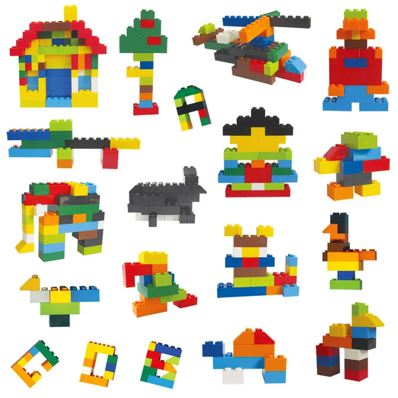 1000 Pieces Building Blocks City DIY Creative Bricks Compatible Bricks Bulk Base Plate Educational Kids Toy Blocks