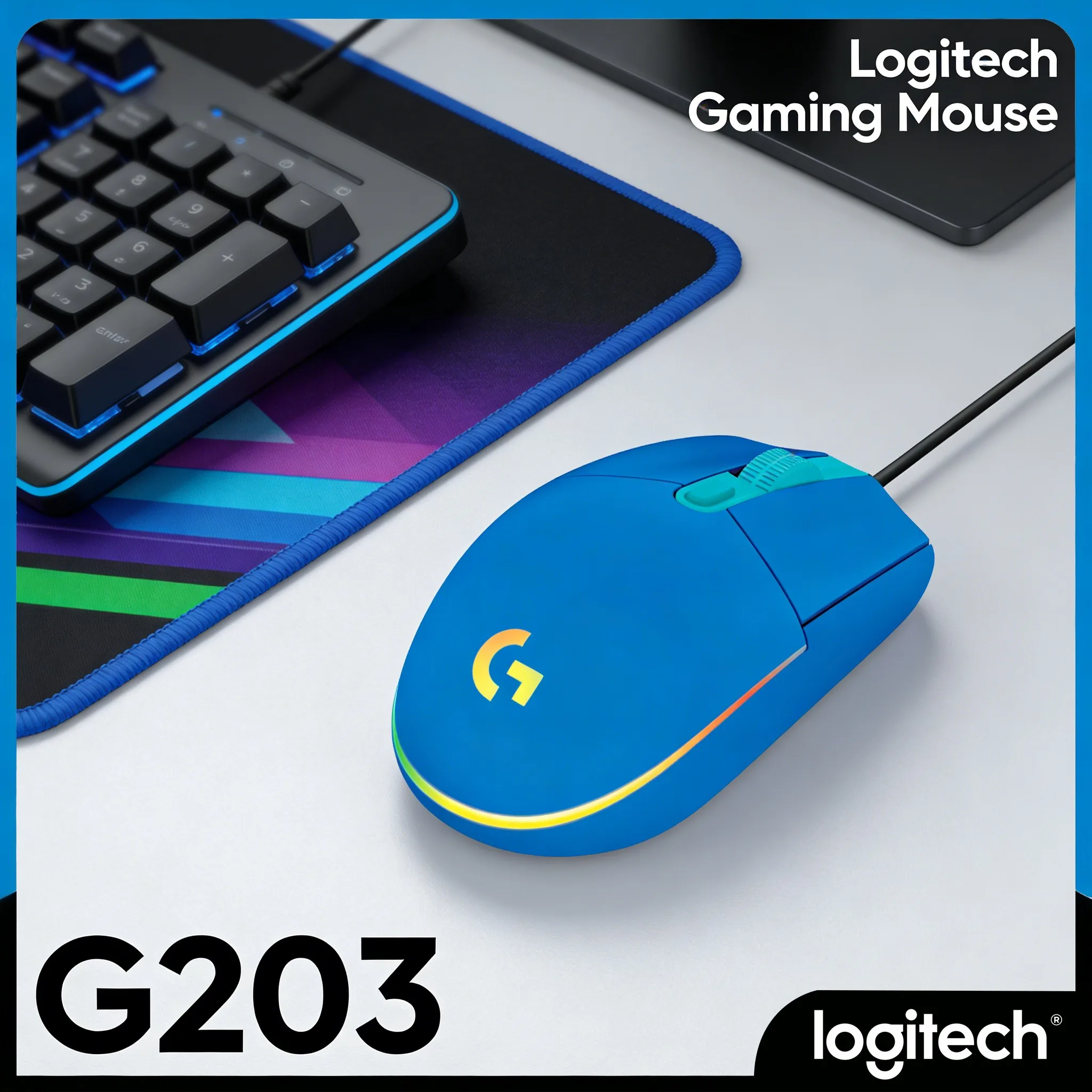 

Получите свой! Logitech G203, игровая и офисная мышь с 6 кнопками