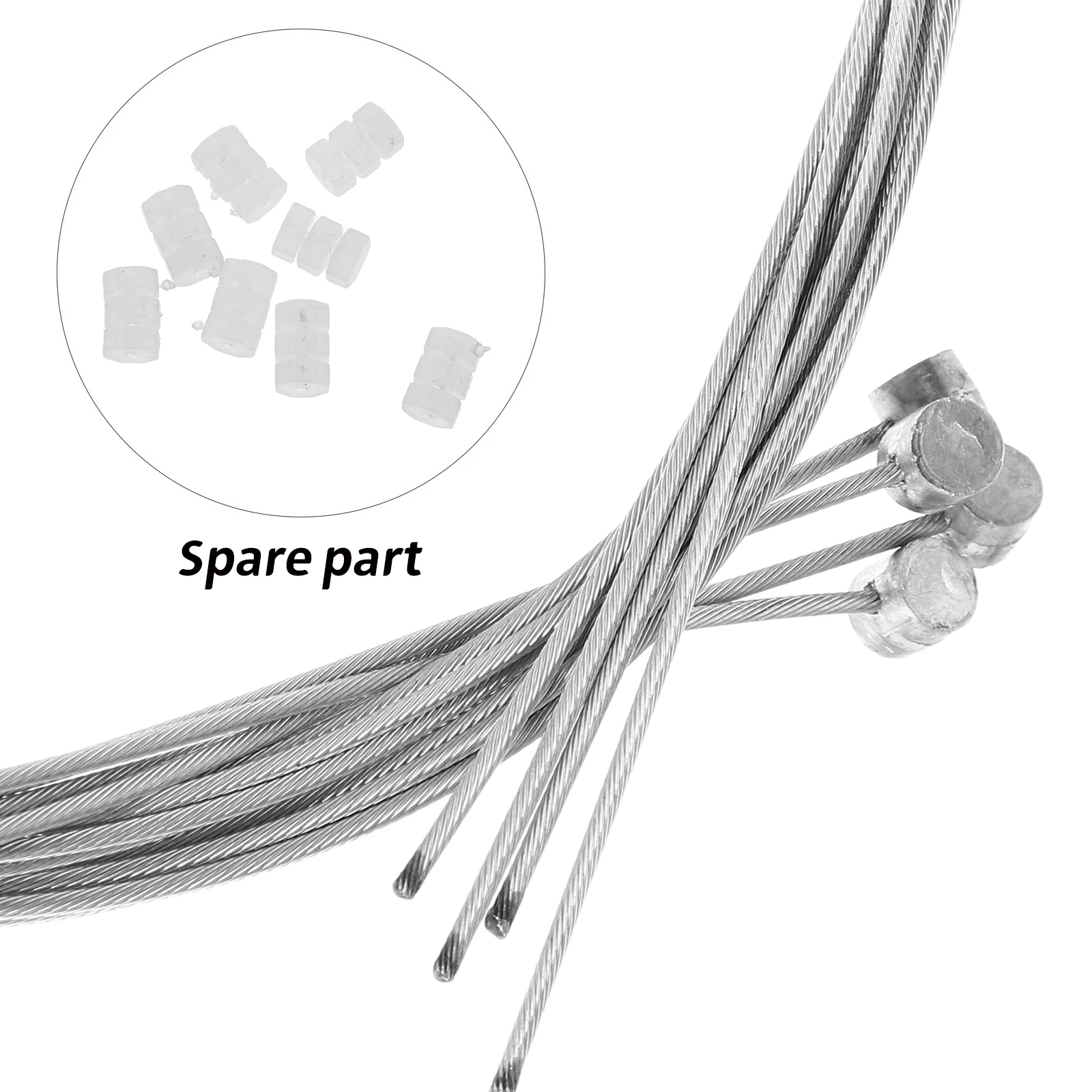 

1 Set Replacement Bike Cables Cycling Lines Galvanized Durable Light Tough Practical Professional Mountain Bike Accessories Disc