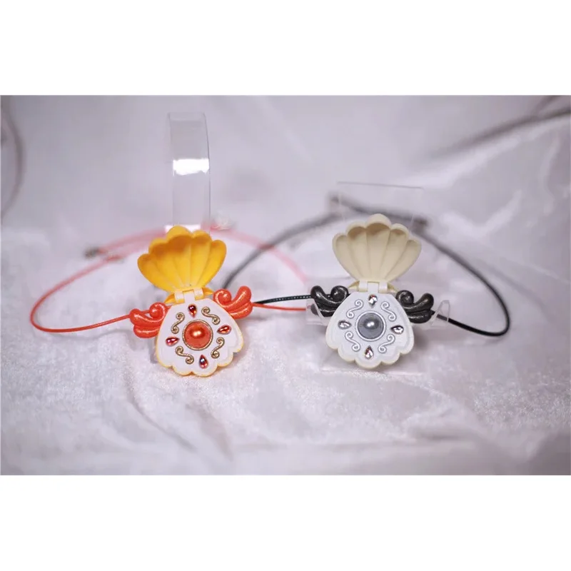 New Design  Melody Pichi Pichi Pitch Lucia Nanami Rina Toin Hanon Hosho Cosplay Pearl Shell Necklace Rings Cosplay Props