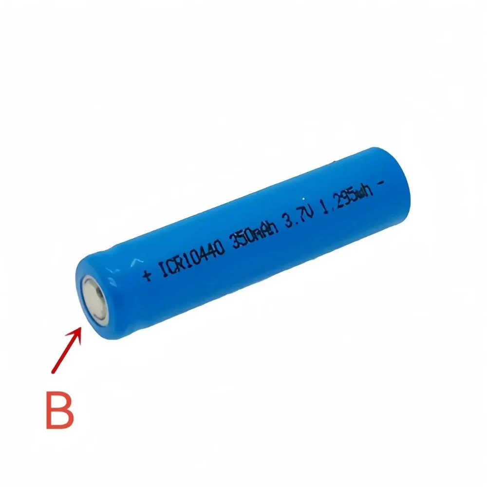 Batteria ricaricabile AAA da 3,7 V Batteria al litio 350 mAh 10440 adatta per strumenti di bellezza e utensili elettrici per rasoio elettrico