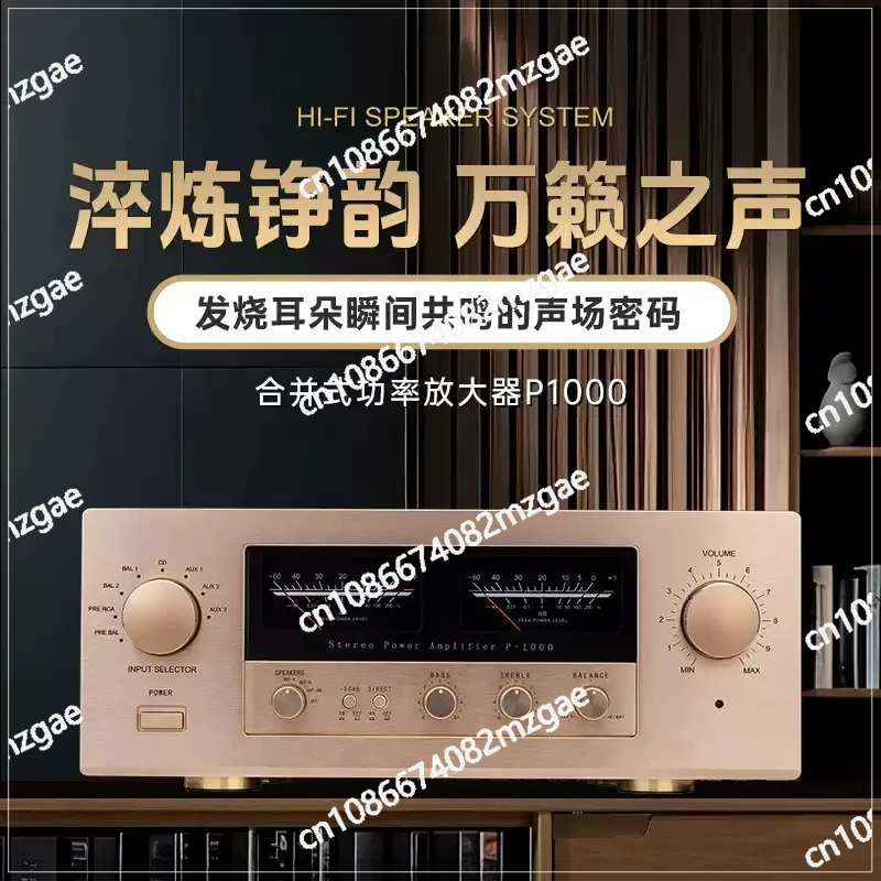 For P1000 Class A And Class B High-power Dual Channel High And Low Frequency Adjustment Hifi Fever Merging Amplifier 110V 220V