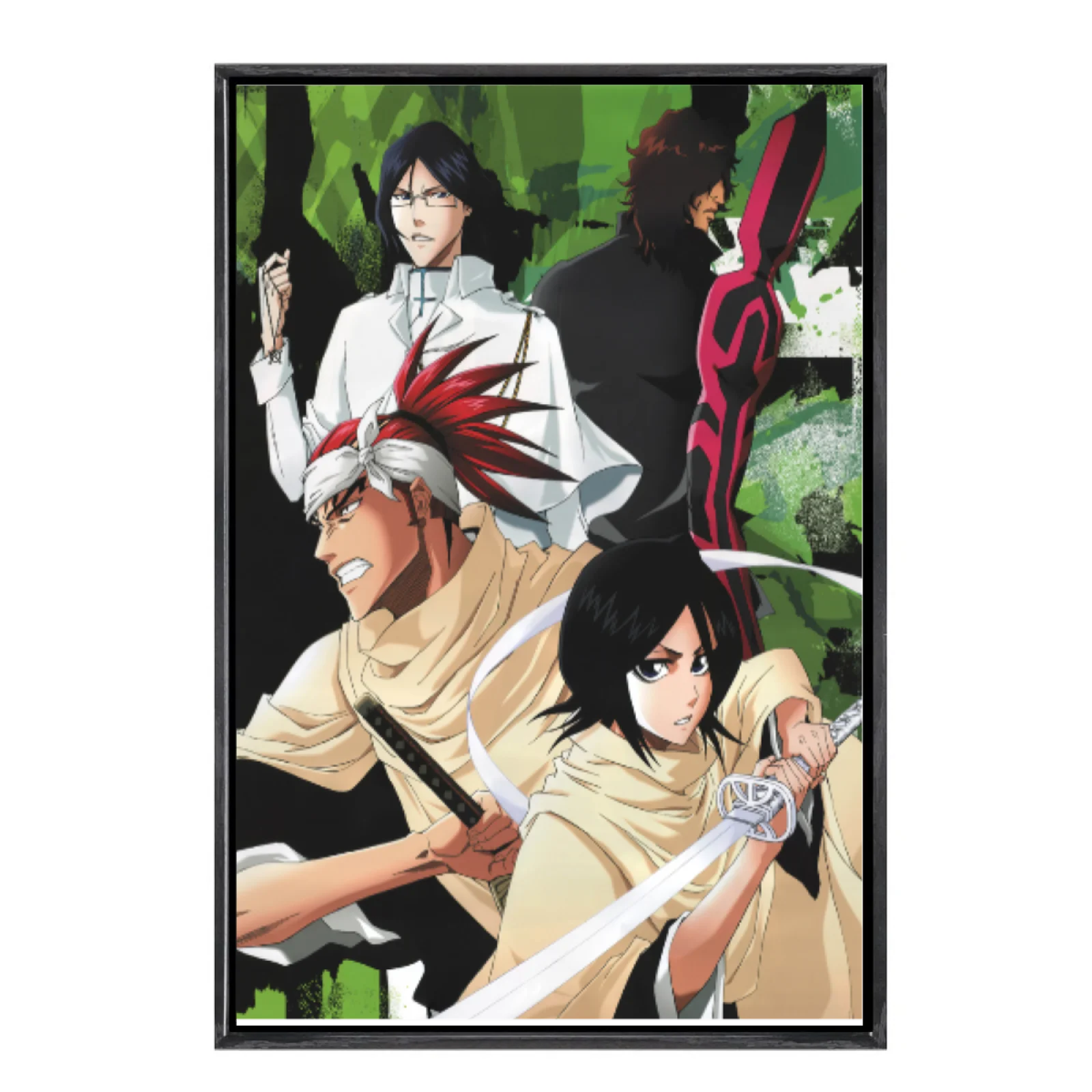 

Japanese Manga Multi-Size Canvas Poster Double Framed Wall Art, Bleach Home Decor for Living Room Bedroom