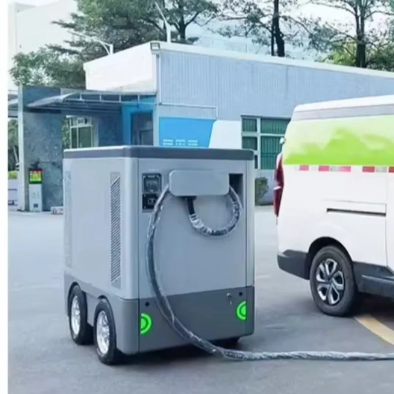 Smart Robot Energy Storage 40 65 141kWh Emergency Road Rescue DC Fast Charging Mobile Li Battery Solar EV Charger Custom