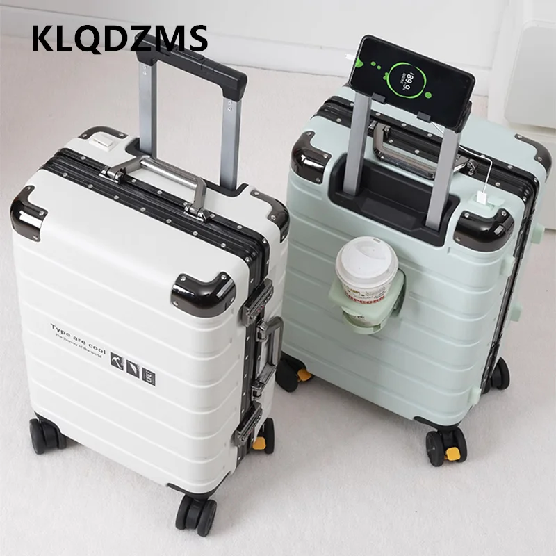 KLQDZMS Suitcase on Wheel Large Capacity 20