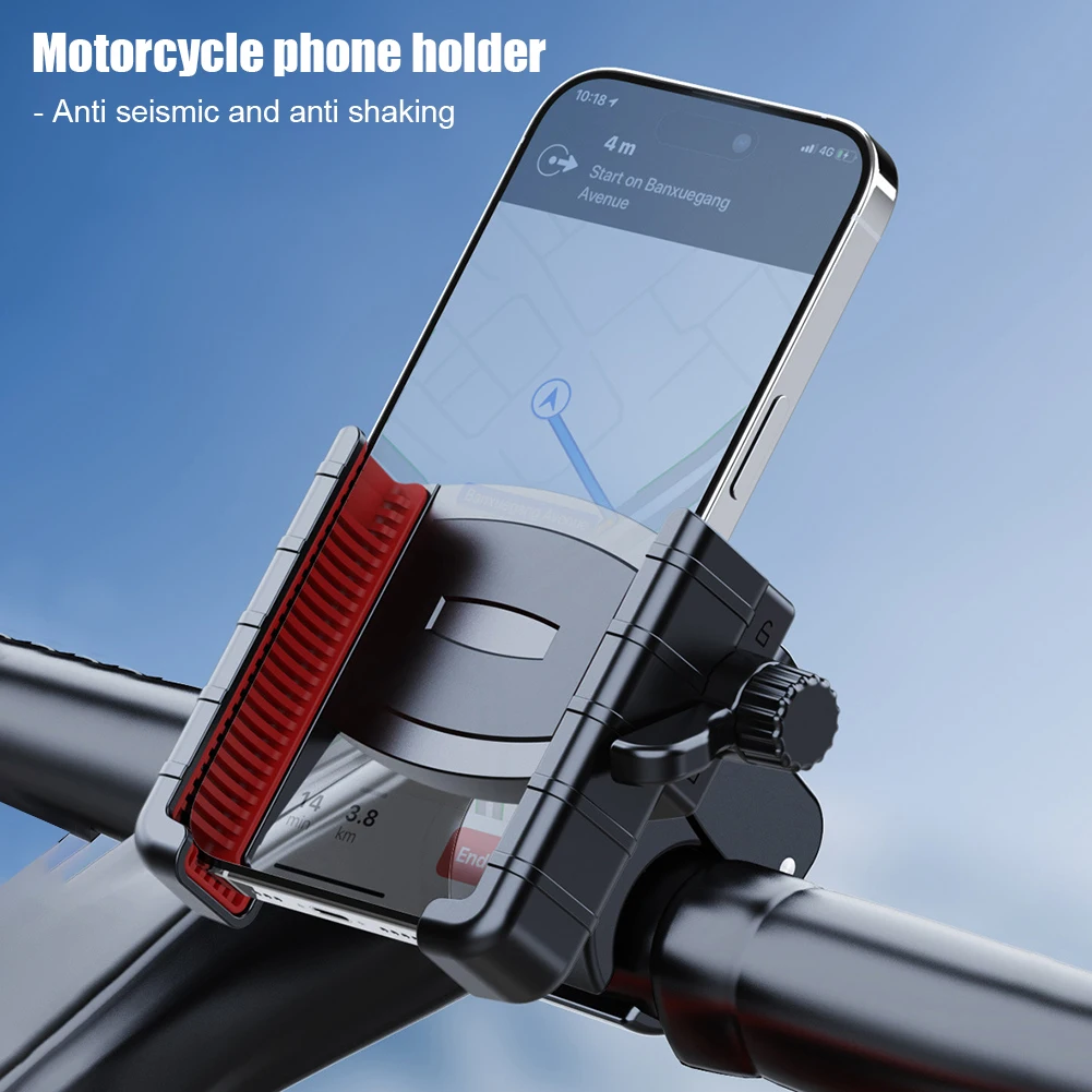 

Creative PC Motorcycle Bicycle Mobile Phone Holder Shockproof and Anti-Shake GPS Navigation Stand Motorcycle Phone Mount