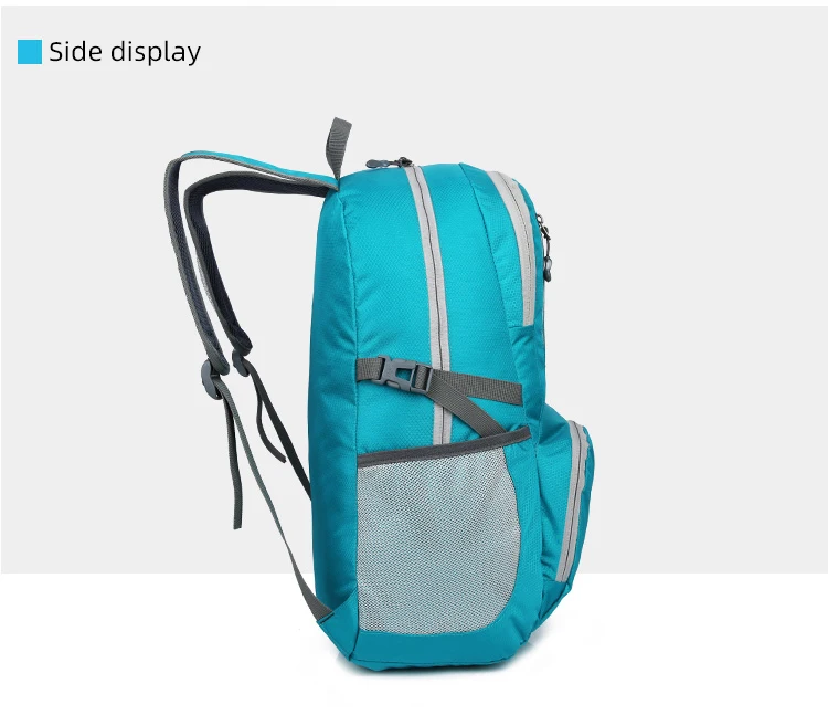 28l packbarer Rucksack faltbare ultraleichte Outdoor-Reisetasche großer zusammen klappbarer Rucksack Wander reise rucksack Bergsteiger-Tages rucksack Geringes Gewicht hohe Kapazität Wasserabweisendes Gewebe Top Punc – Detail 29