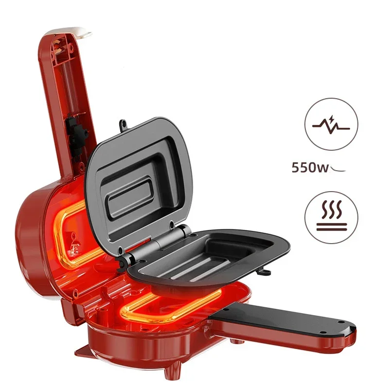 آلة الإفطار 1 قطعة Saming Smelter المنزل الصغيرة المحمولة نخب الهراء متعددة الوظائف غير لاصقة أجهزة المطبخ صانع الخبز
