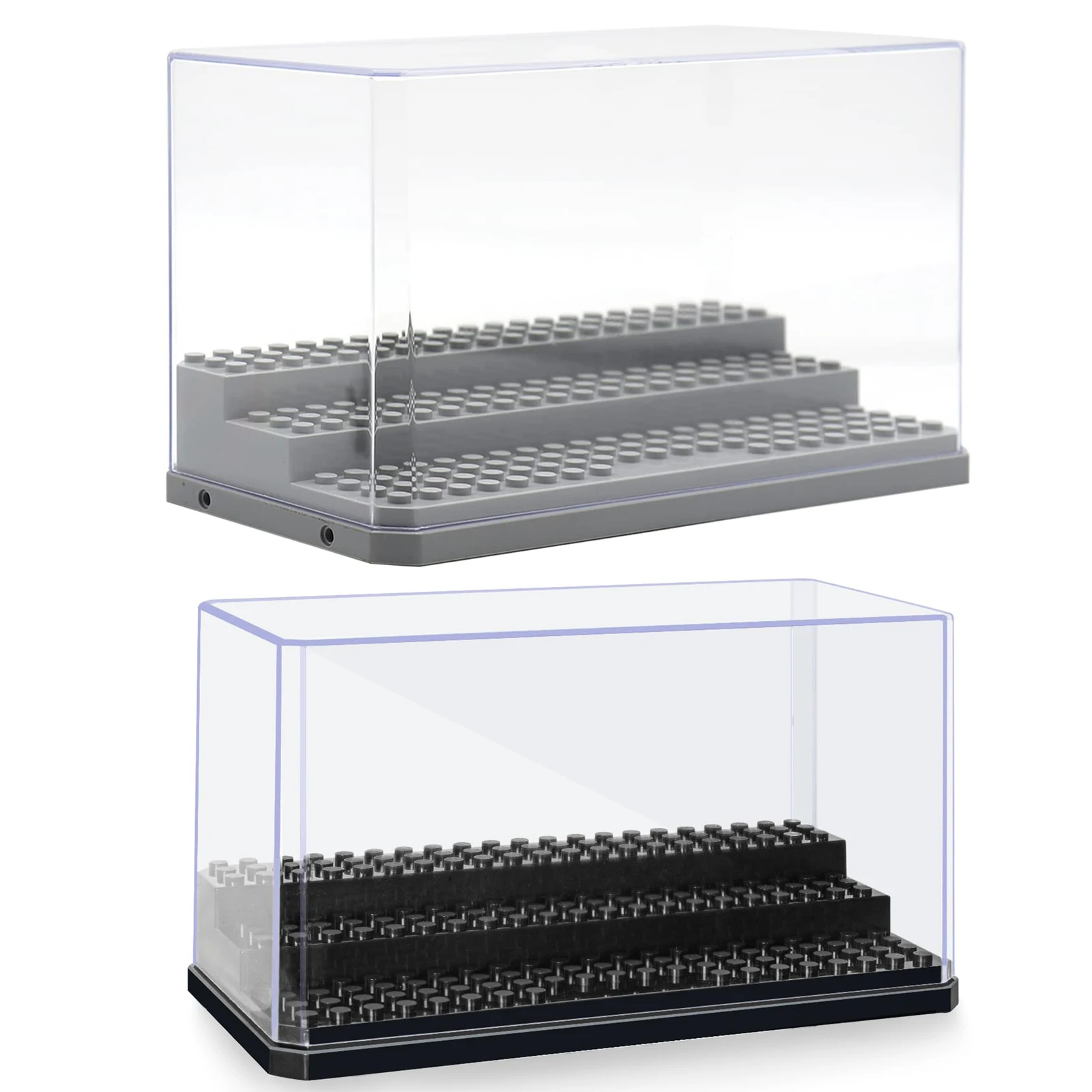 

Acrylic Minifigure Display Cases for Minifigure Action Figures Blocks Removable Display Box Cube Showcase for Models Dustproof