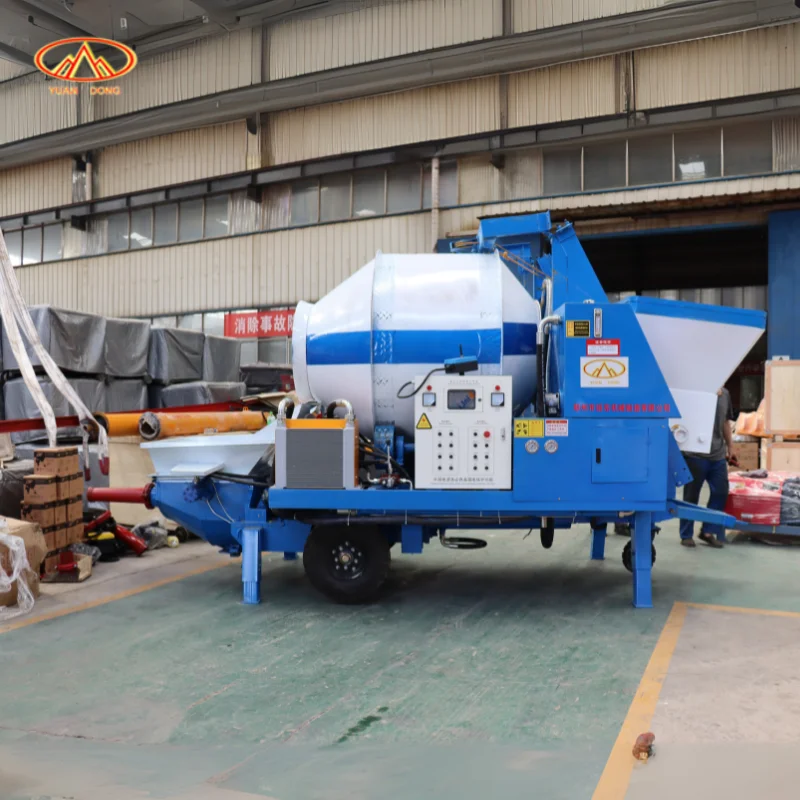 حار بيع مضخة خلاط البناء الخرساني مع خلاط الخرسانة Zsm500 خلاط الخرسانة الصغيرة المحمولة مع مضخة #2