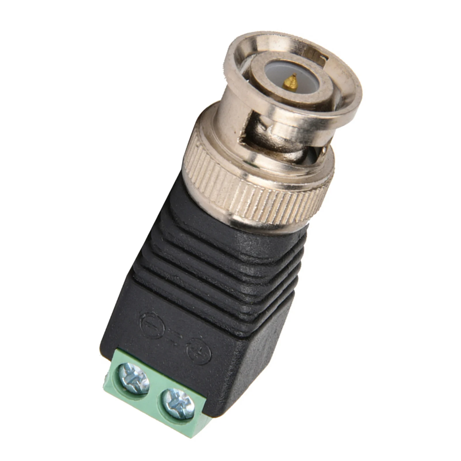 

Universal BNC Male Adapter Connector Screw Terminal Connector Coax Video Balun Adapter Stable Connection Signal for Surveillance