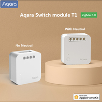 Aqara Single Chiannel Relay Controller T1 Switch module Zigbee 3.0 with / No Neutral Smart home Timers Remote Control Homekit