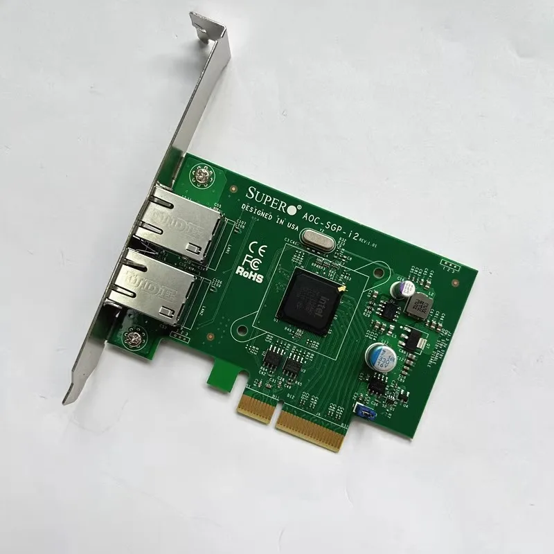 

SGP-i2 I350-T2 AM2 dual port Gigabit network interface card super