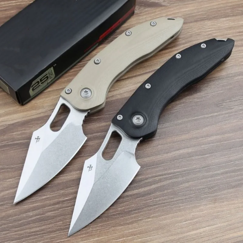 High Quality Stitch-Ramloc Folding Knife M390MK Blade G10 Handle Outdoor EDC Survival Camping Hiking Hunting Climbing Tools