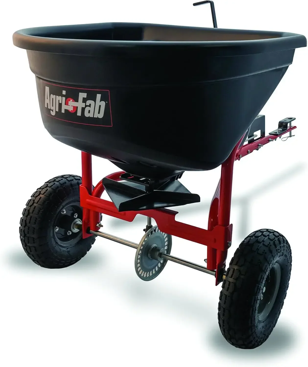 45-0527 110 lb. Tow- Behind Lawn & Garden Broadcast Spreader for Seed,Fertilizer,Salt,Ice Melt; Easy to use Flow Control from Se