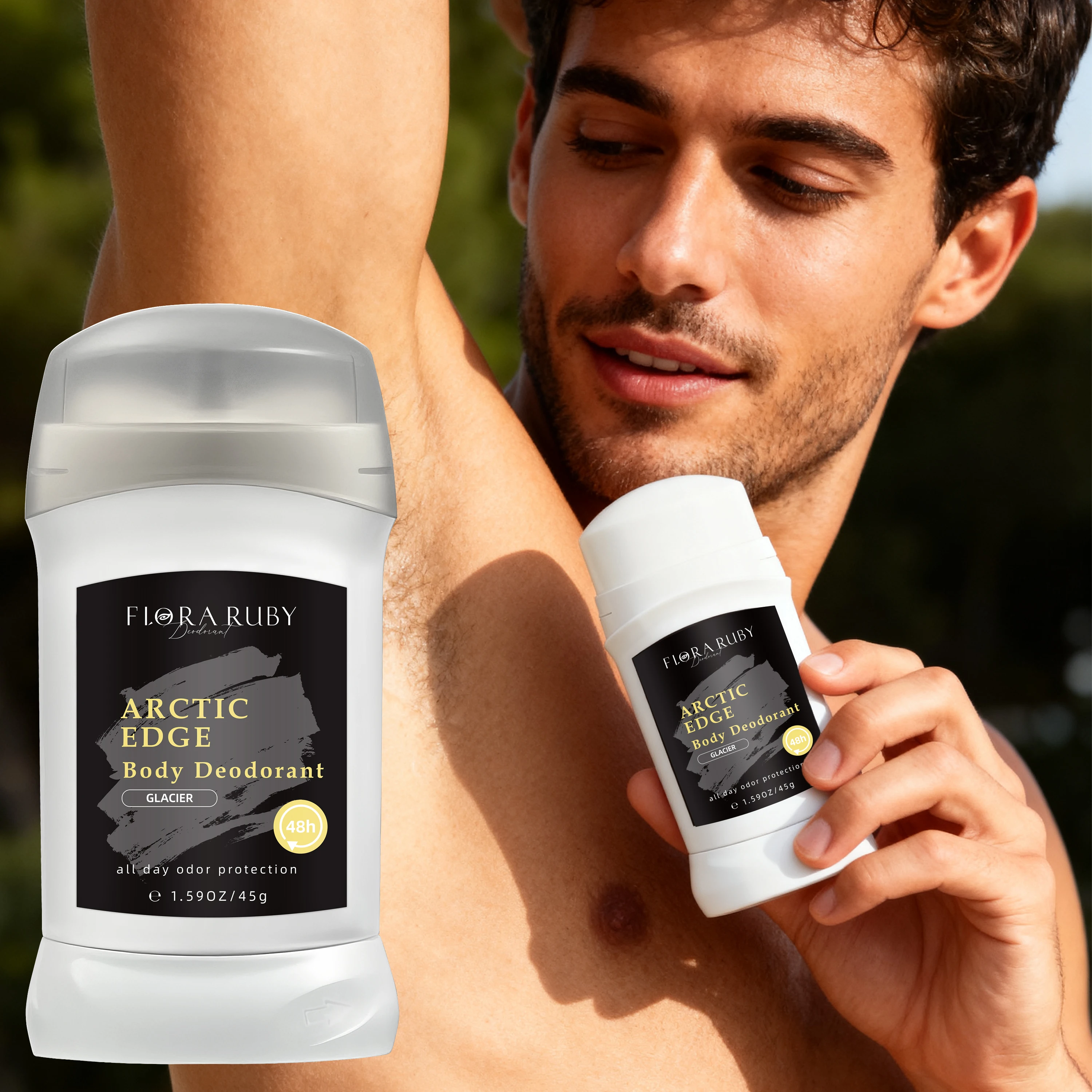 Stick deodorante antitraspirante per il corpo da 45 g - Controllo degli odori di 48 ore, fragranza rinfrescante, formula delicata senza irritazioni,