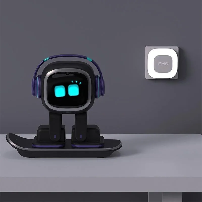 Emotional electronic desktop toy, charging pile version black technology electric