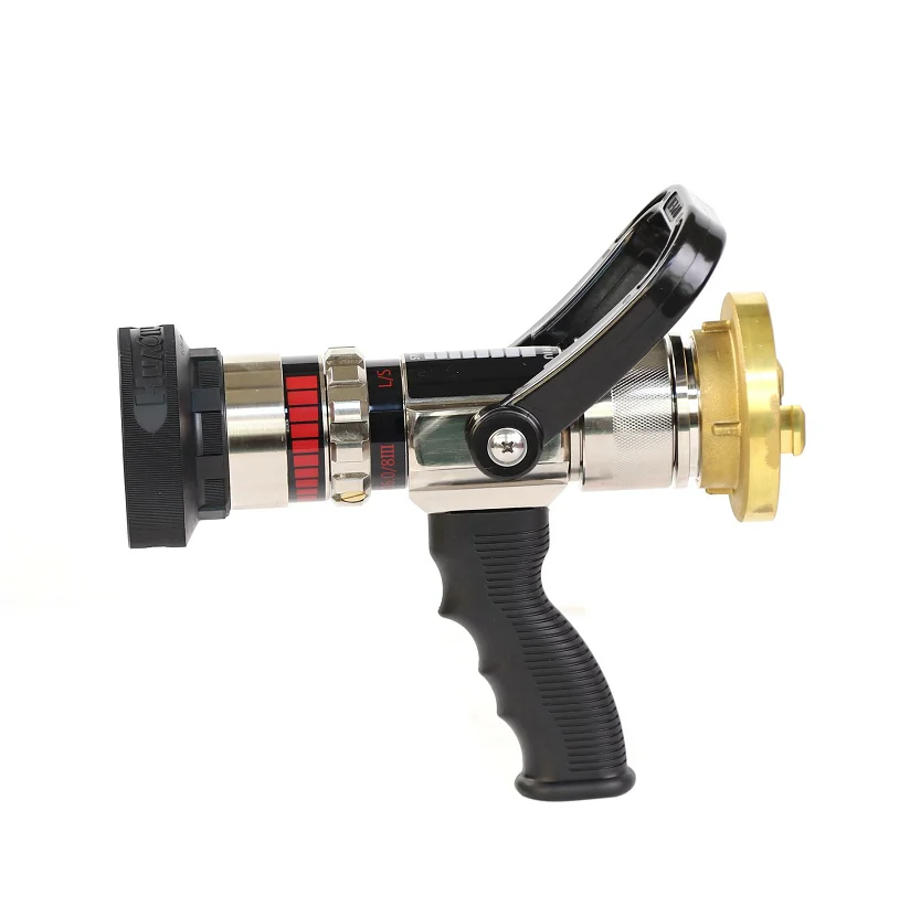 Adjustable Flow Brass Fire Hose Nozzle Fire Fighting Water