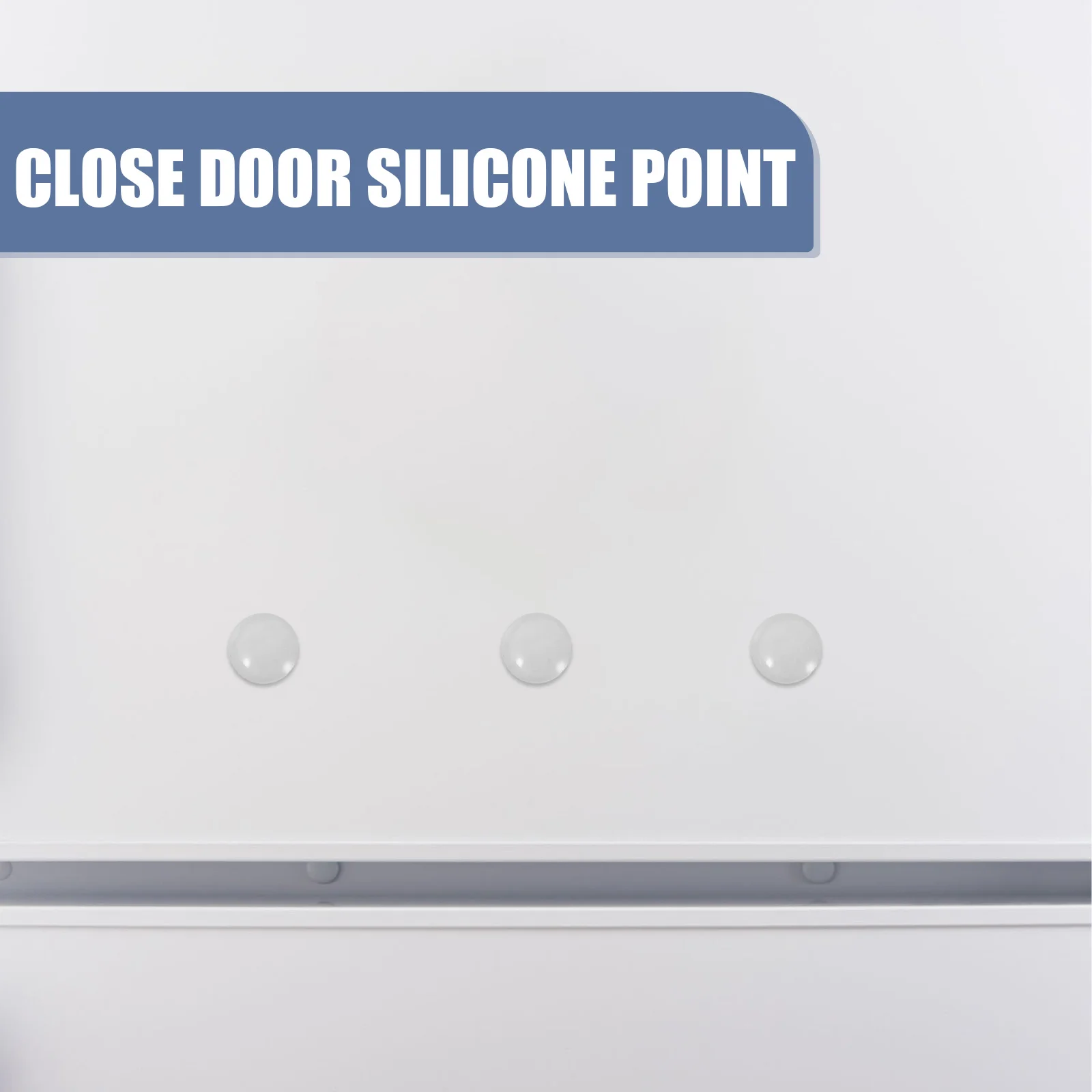 

200Pcs Silicone Anti-Collision Pads Transparent Door Stoppers for Fridge Cabinet Wall Protection Soft Cushion Bumper