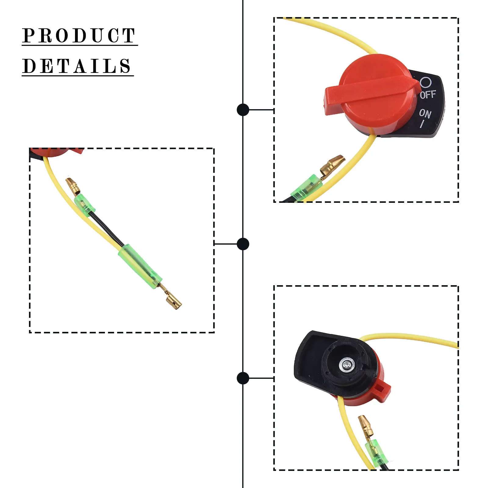 Switch Main Switch Gasoline Engine Engine Pump Snow Blower For Honda GX200 GX270 GX390 Pressure Washer Stop Switch