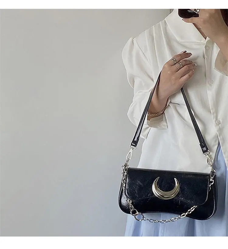 Sac à main rétro en cuir PU pour femmes, fourre-tout initiés, sous les bras, vintage, poignée supérieure, petite pochette sous-axillaire