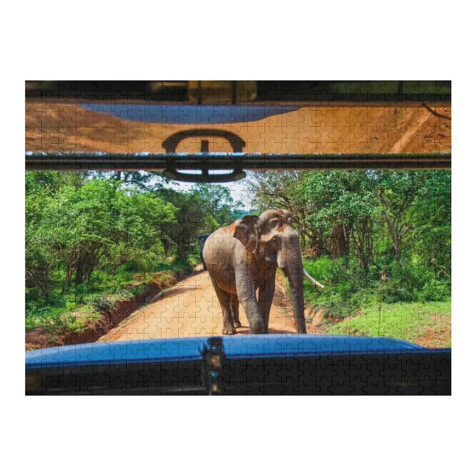 

Sri Lanka Elephant Jigsaw Puzzle Personalised Wood Animals Puzzle