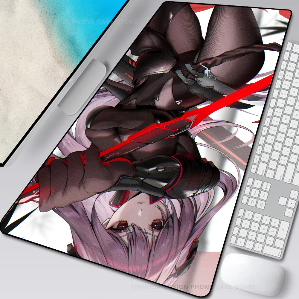 

NIKKE Goddess Of Victory Mousepad Mouse Mat Desk Mat With Pad Gaming Accessories Prime Gaming XXL Keyboard Pad