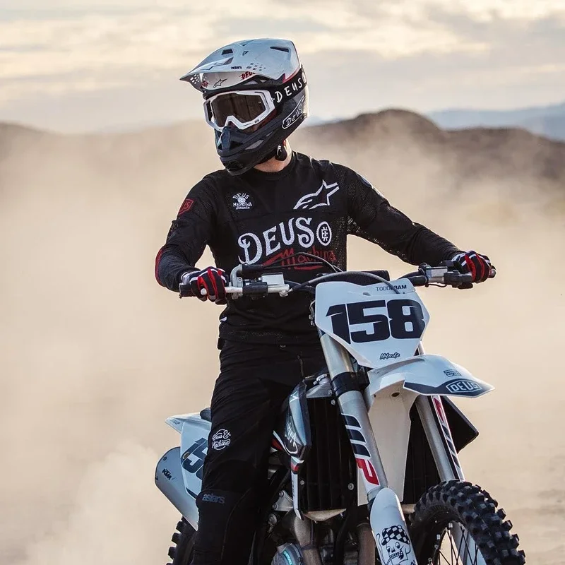 New 2025 DEUS EX MACHINA Moto Jersey Breathable sweat-wicking