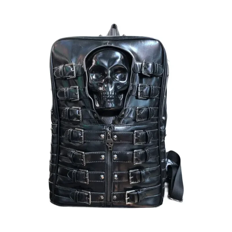 Punk Backpack - Waterproof Skeleton Use Daypack with Men’s Capacity for Style Laptop Travel & Large Casual
