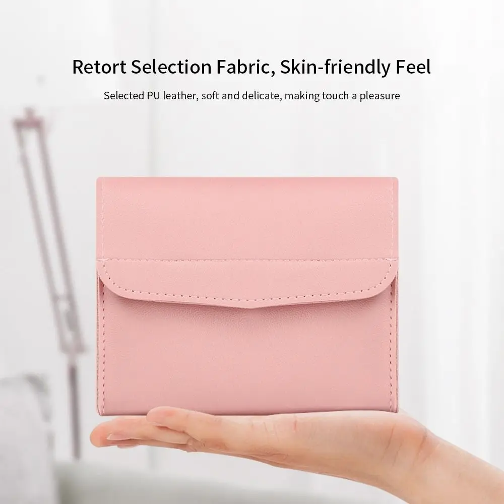 Sac de rangement d'alimentation Portable en cuir PU pour ordinateur Portable, facile à nettoyer, sac de rangement de câble USB de couleur unie, pochette de rangement étanche pour souris