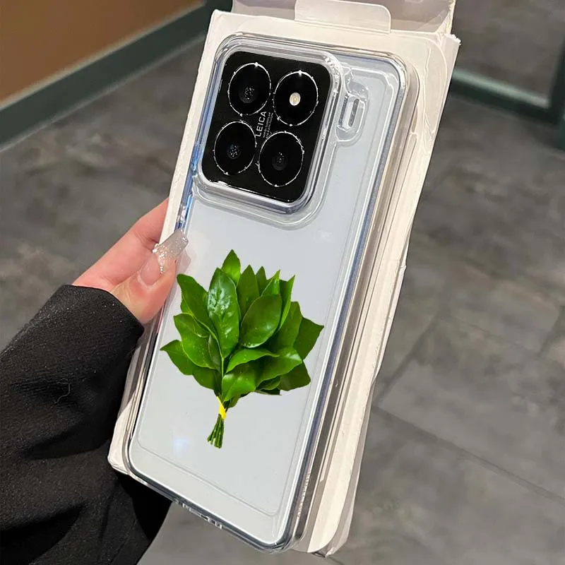 

Artistic Flower Pattern Design For Xiaomi 15 14 13 12 12S 12X 12T 11 11T Pro Lite TPU Transparent Phone Case