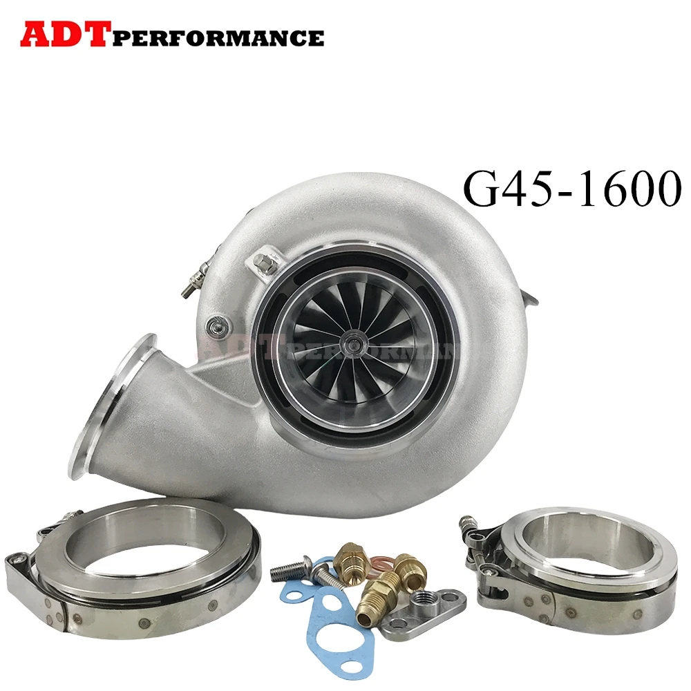 G45-1600 Turbocharger G451600 G45 888169 757707 750-1600HP Dual Vband Turbo AR Performance Turbine Ceramic Ball Bearing