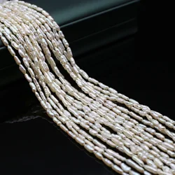 Irregular Natural Freshwater Pearls Baroque Shaped Elongated Beads DIY Jewelry Making Necklaces Bracelets Accessories Gifts