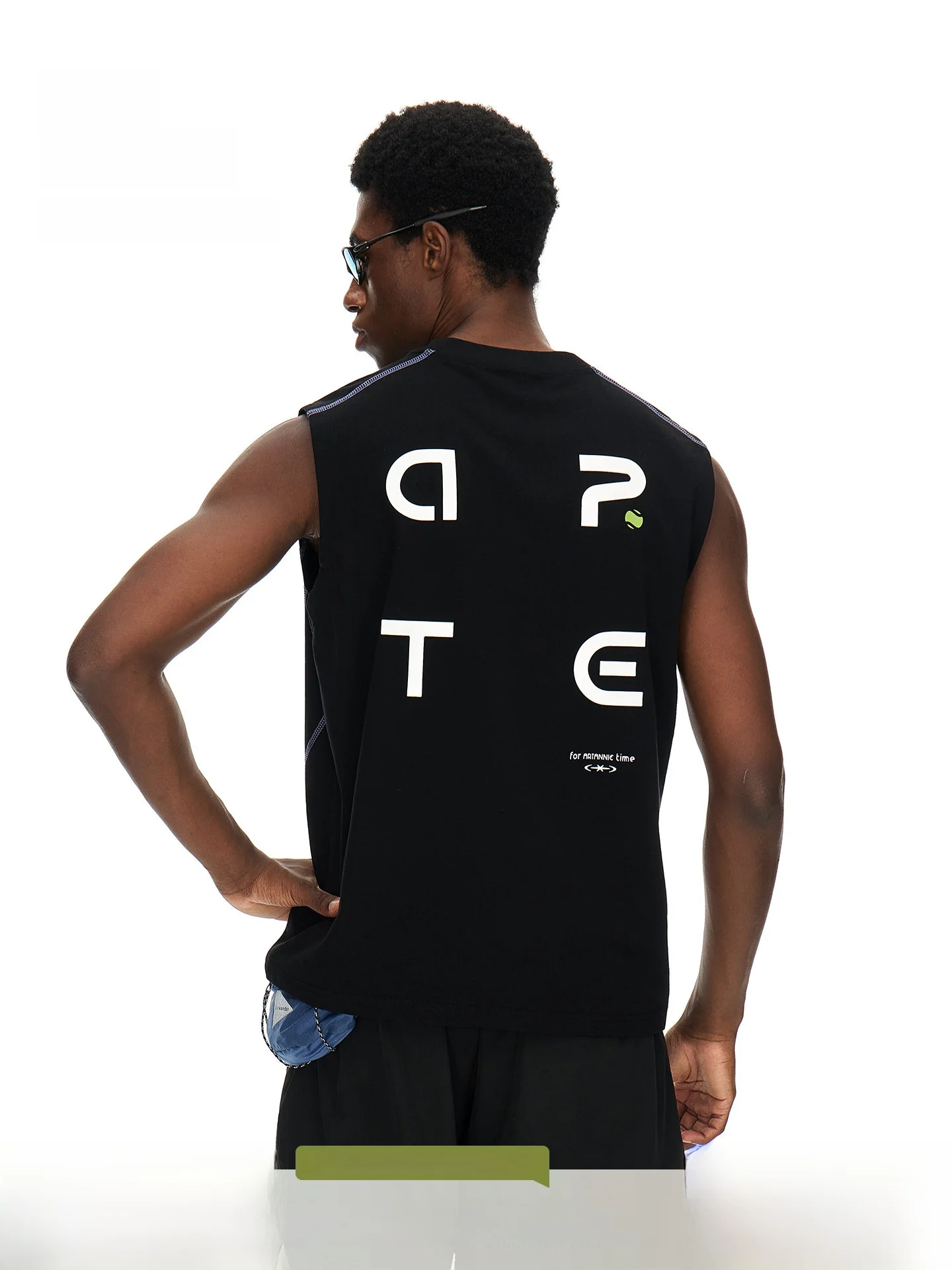 ARTANNIE Men's Outdoor Sleeveless Sports Vest Quick Dry Cool Feeling Summer New Style American Style T-Shirt Cotton Polyester...
