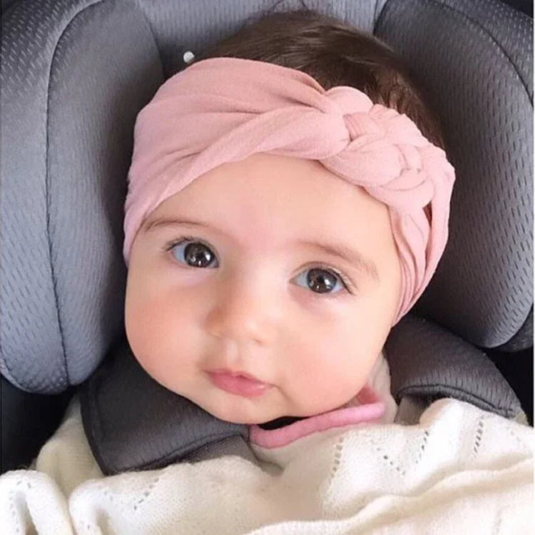 1 Pieces Girl Baby Headband Chinese Knot Hair Accessories Clothes Band Newborn Headwrap Infant Children Hairband Headwear