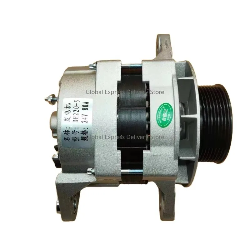 

24V 60A Engine Generator Alternator 300901-00034 2502-9007 2502-6005A for DX225 DX225LCA DL350 DX140LC DH220-5