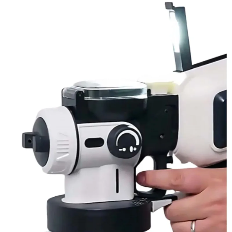 Светодиодный электрический пистолет-распылитель с верхней подачей, высокий распылитель, латексная краска, специальный цвет, стальная краска, мешок для воды, песок, дом