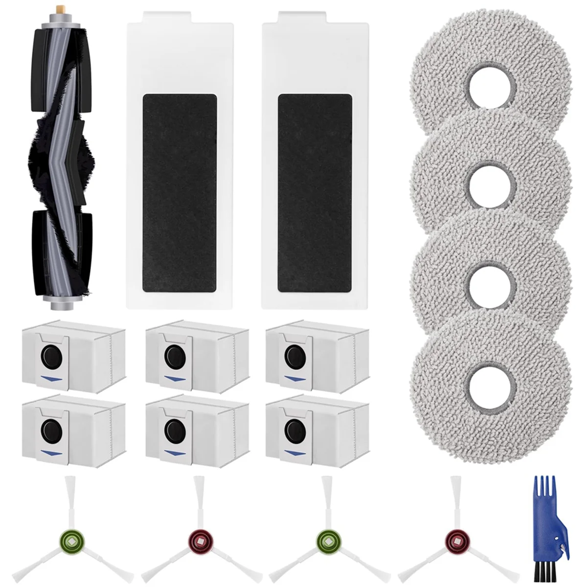 Para aspiradoras Robot T20 Omni, cepillos laterales principales, filtros HEPA, paño de mopa, bolsas de polvo, piezas de repuesto