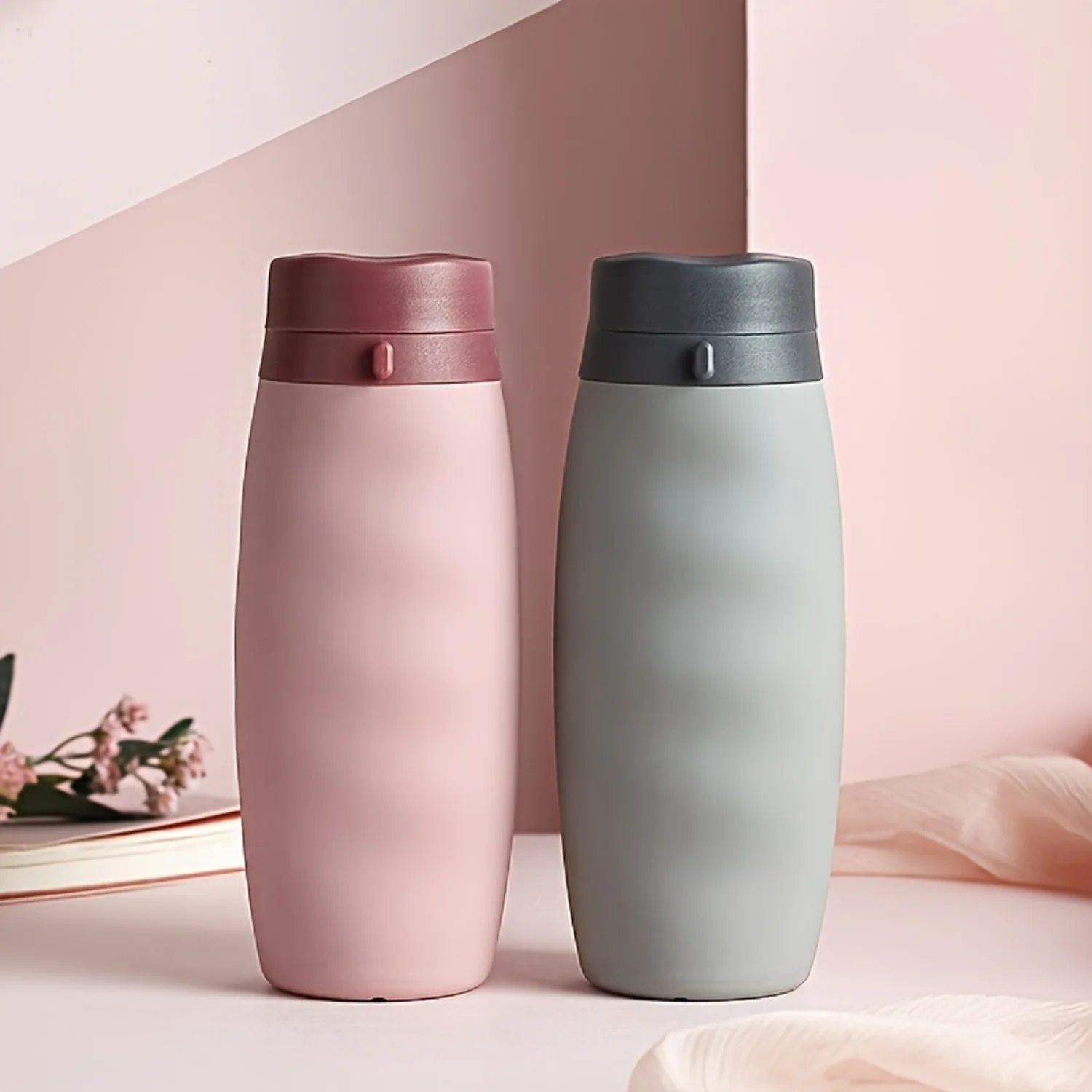 

20.29oz Collapsible Fitness Water Bottle for Outdoor Sports