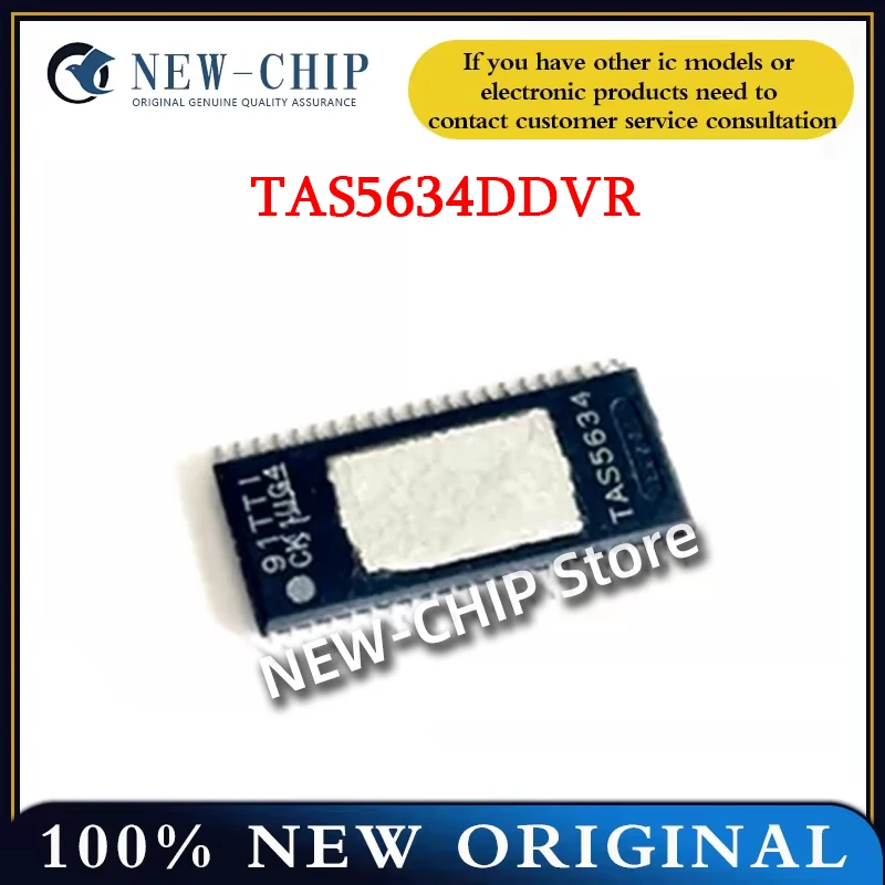 

2PCS-50PCS/LOT TAS5634DDVR TAS5634 HTSSOP44 amplifier chip New original TAS5634DD