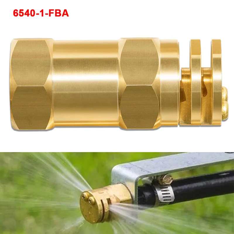 

Boomless Spray Nozzle 1/2" FPT #5 Orifices (90° & 180° Caps) 2.0 GPM @ 40 PSI #6540-1, 6540 1, 6540-01, 654001, 65401