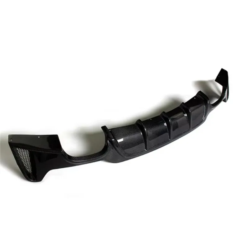 Gloss Matte Black Carbon Fiber Look Rear Diffuser Spoiler Body Kit for BMW 4 Series F32 F33 F36  2013-2020 Auto Parts