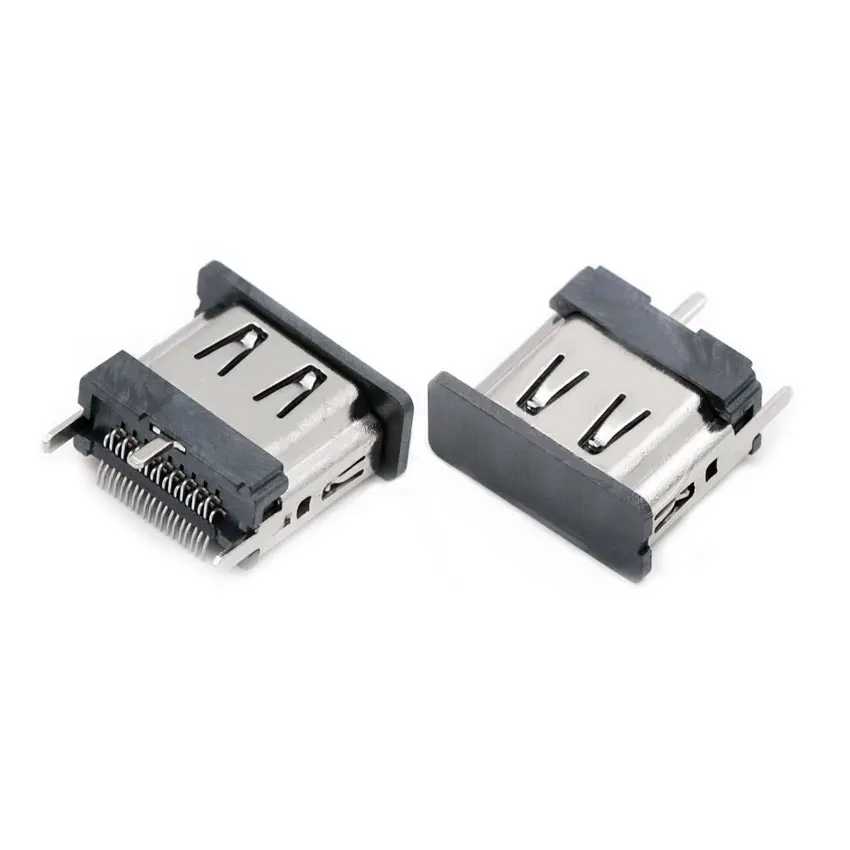 16Models HDMI-Compatible HD Interface Connector SMD 19 Pin 19P Vertical Right Angle Socket Surface Mound PCB Receptacle