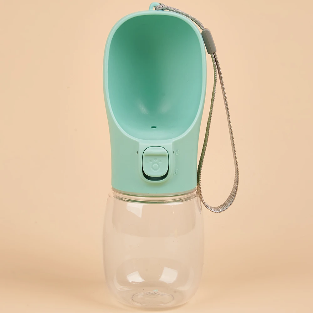 Botella de agua portátil para perros y mascotas, cuenco para perros pequeños y grandes, para caminar al aire libre, bote