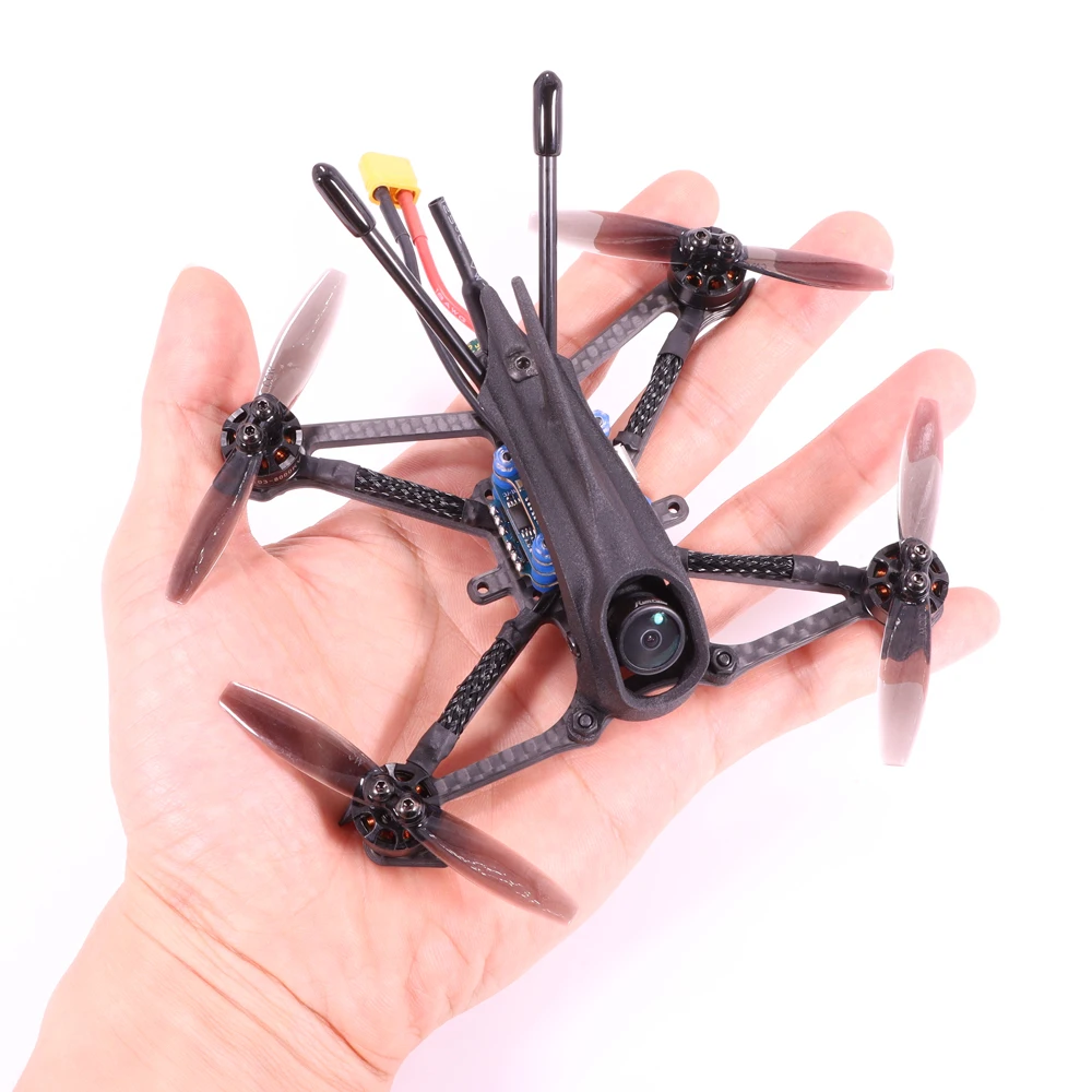 112mm Wheelbase Carbon Fiber Quadcopter Frame Kit Support  2.5Inch Propeller 1103 Brushless Motor RC FPV Toothpick Racing DIY