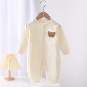 Macacão recém-nascido, macacão de bebê, roupas de criança, infantil infantil, roupas de lazer, meninas e meninos, algodão, outono, primavera 10 principais vendas roupa de principe para bebe - №10